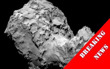 Comet lander_ Philae_ has woken up and contacted Earth - The European Space Agency (Esa) says