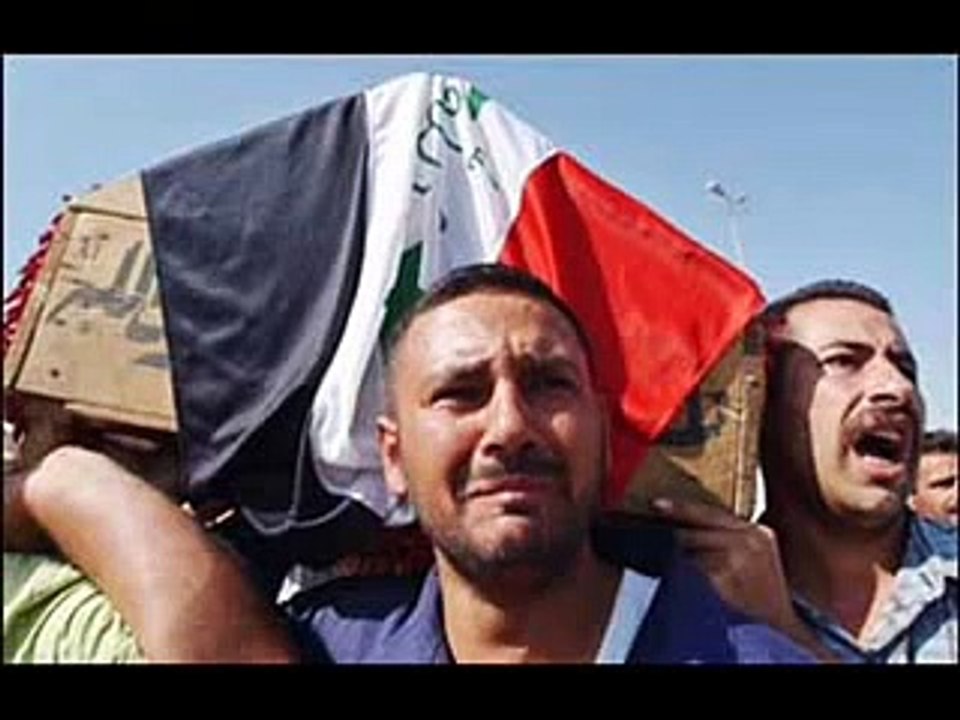 عراقيه تنعى ابنها  iraqi women  لطم