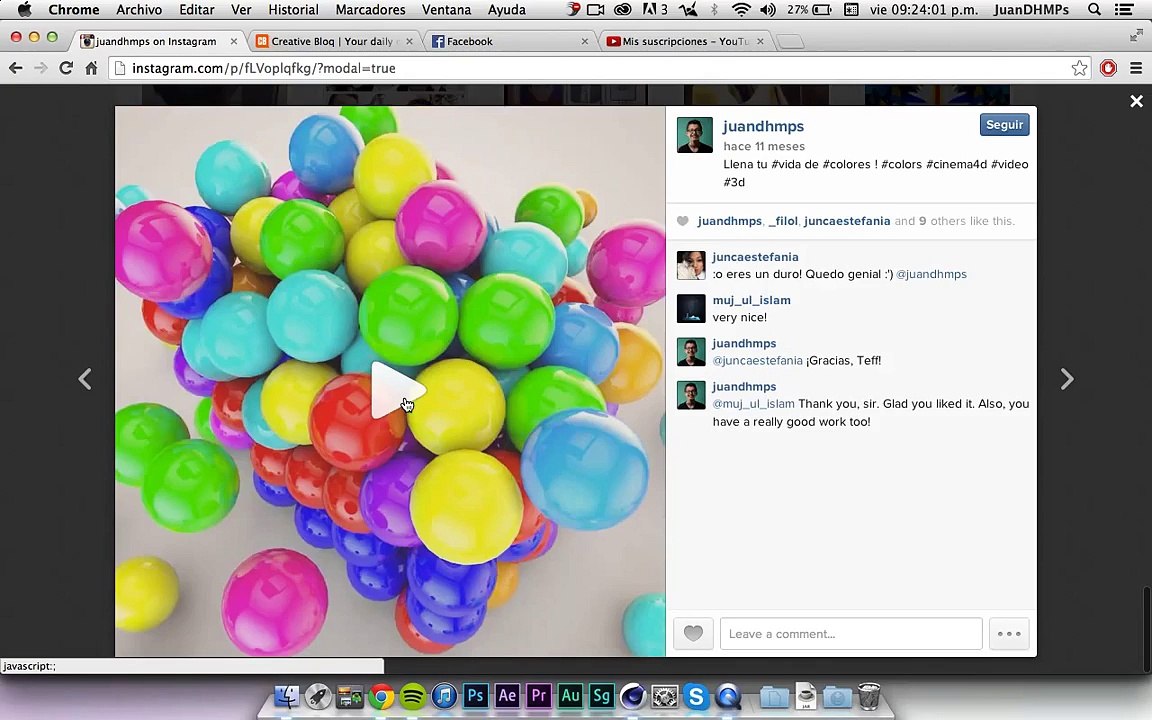 (C4D) Dynamics, Gravedad y Animación - Cinema 4D
