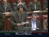 Antonio Borghesi (IDV) alla camera dei deputati (08/01/09)
