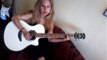 ELLA ELLE L' A - France Gall - acoustic guitar version - cover by Elina