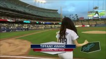 Tiffany vs Jessica Baseball Pitch SNSD
