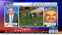 Classical Chitrol Of MQM By Khawaja Asif In A Live Show