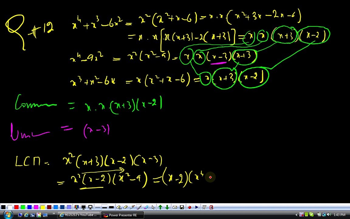 (G9 MTH ADW) Grade 9 Maths Unit 5, Exercise 5.8, Q 10-17