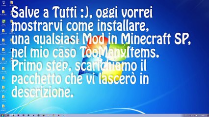 INSTALLARE MOD SU MINECRAFT CRACCATO 1.8.3 [SP] [TooManyItems]