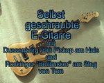 Selbstgeschraubte Gitarre mit Humbucker und P90 Pickup/ Boss RC-2 Loop Station