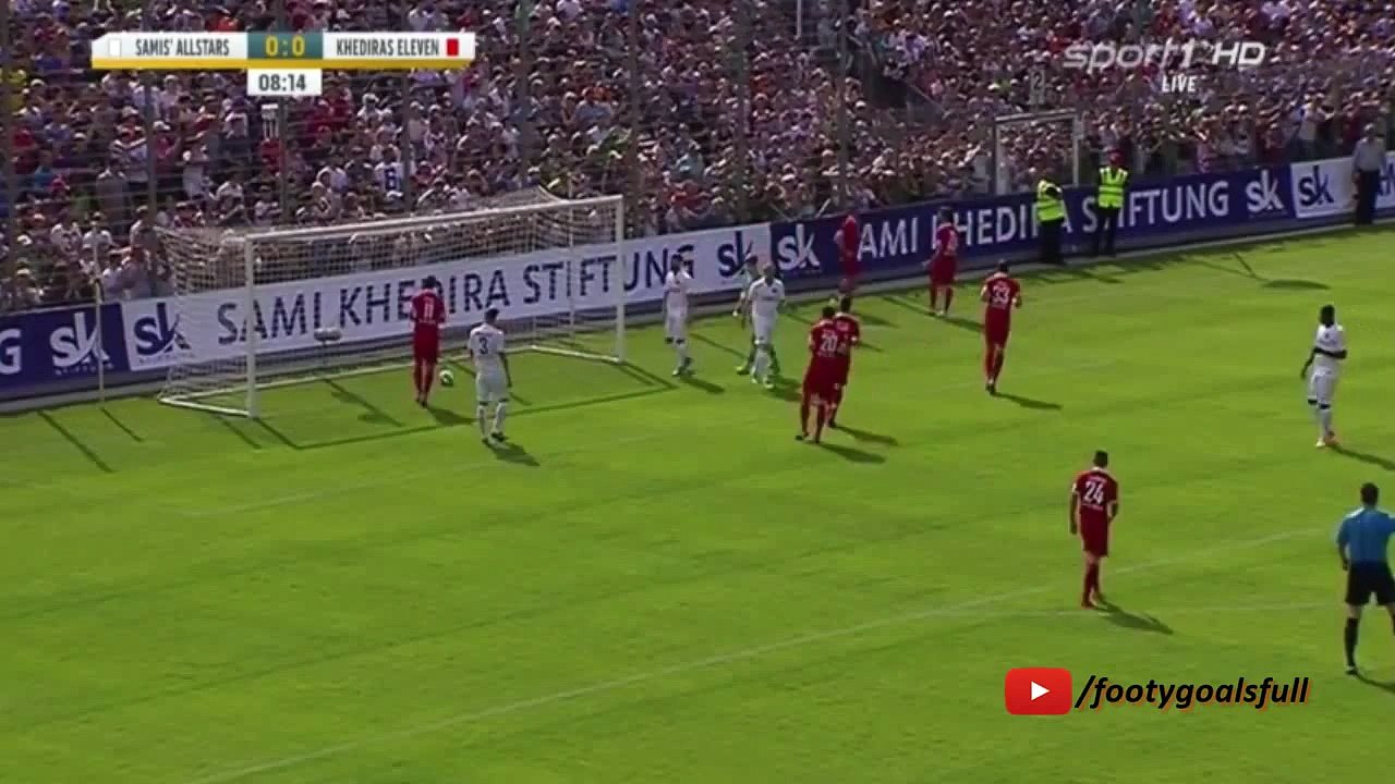 Lukas Podolski Goal 0:1 | Sami's All Stars vs Khedira's Eleven 14.06.2015