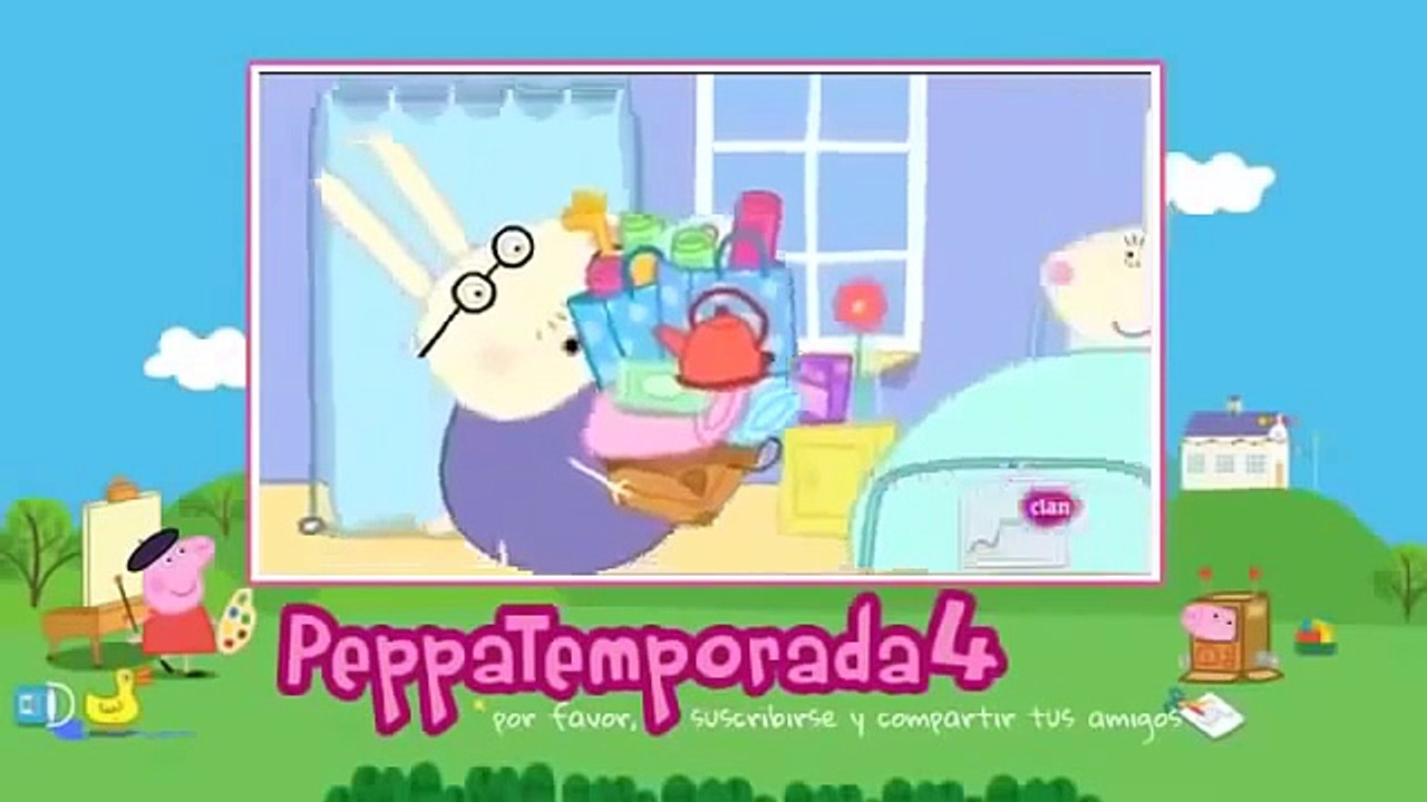 Peppa pig Castellano Temporada 4x09 El bulto de mamá Rabbit