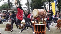 Japanese drums and dance performance by High-school students