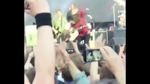 The Moment when Dave Grohl Falling Off Stage at Gothenburg, Sweden