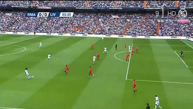 Morientes Shot - Real Madrid vs Liverpool Legends 14.06.2015