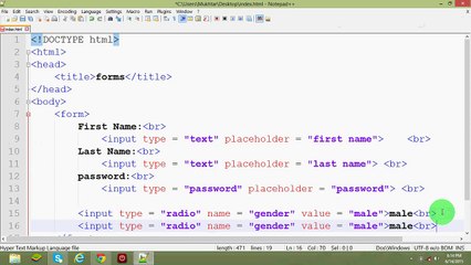 7th-lecture about form in html5