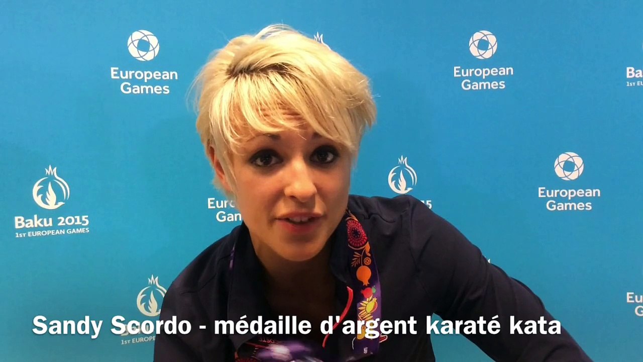 Sandy Scordo - Médaille d'argent karaté kata