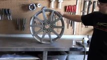 Powder coating wheels and rims at L.A. Wheel and Tire