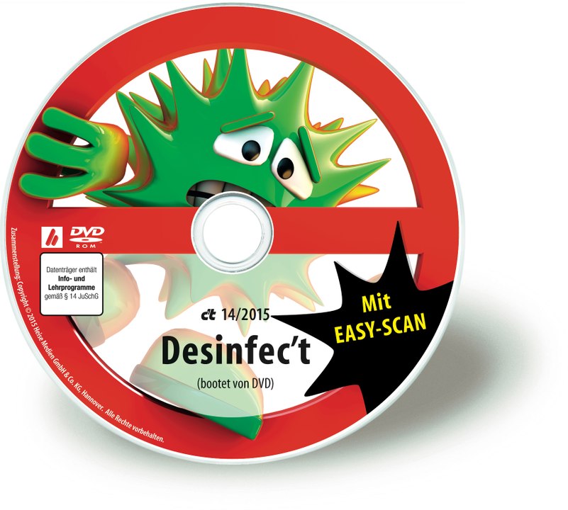 Viren entfernen mit der c't Desinfec't 2015 | QSO4YOU Tech