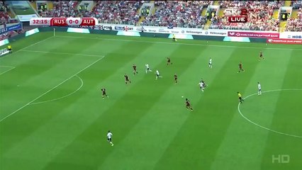 Marc Janko Amazing Bicycle-Kick Goal 0:1 | Russia v. Austria 14.06.2015