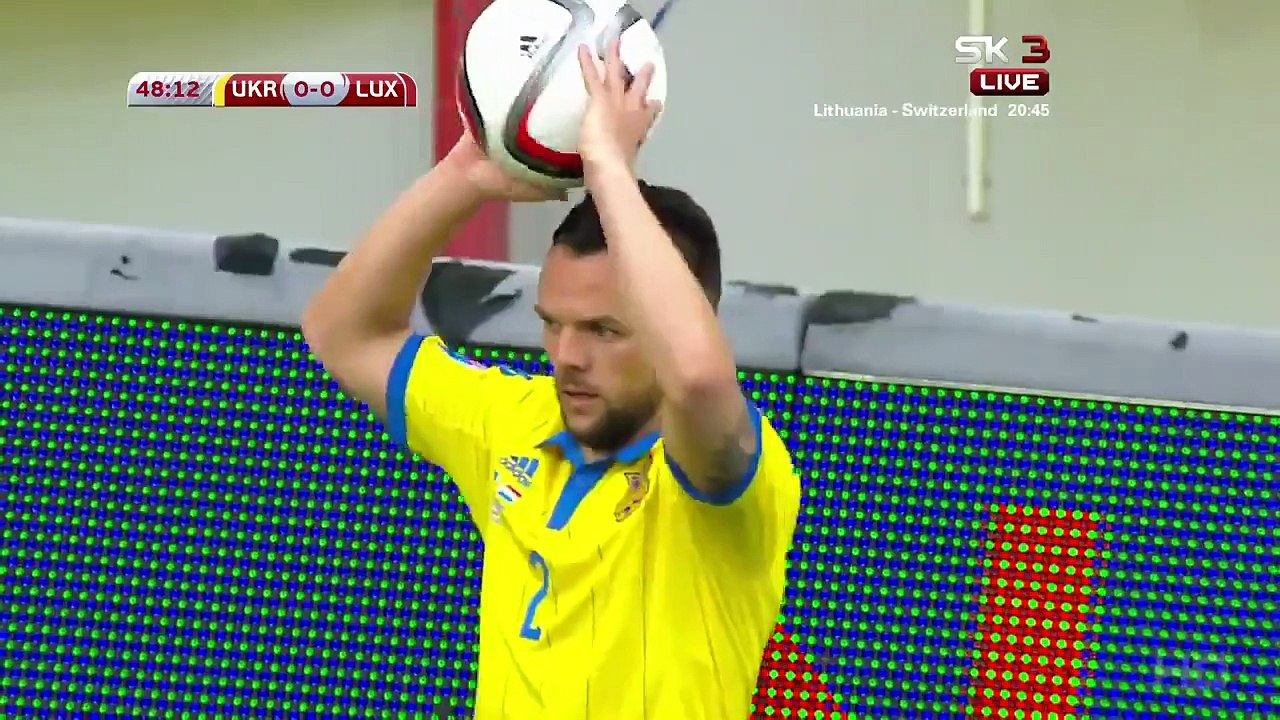 Kravets Goal 1:0 | Ukraine vs Luxembourg 14.06.2015
