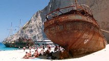 Navagio Beach - Shipwreck - Smugglers' Cove in Zakynthos Zante Island Greece