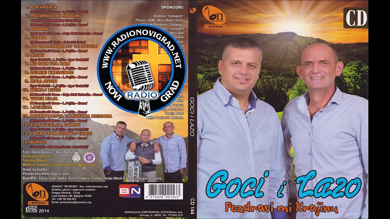 Goci I Lazo 2014 - Mijat(ORIGINAL CD)