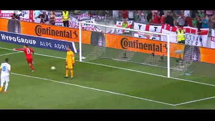 Goal Wilshere - Slovenia 1-2 England - 14-06-2015