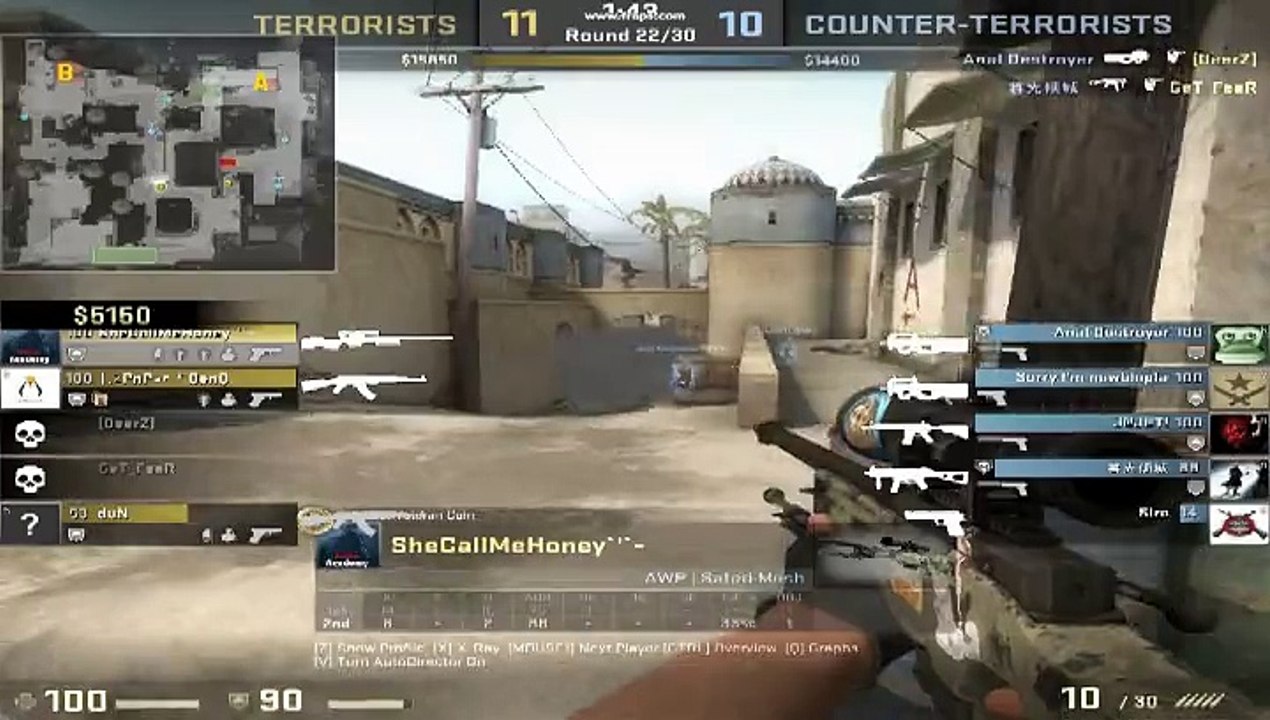 SheCallMeHoney`'`- Awp ACE ( 1v4 ) @GO