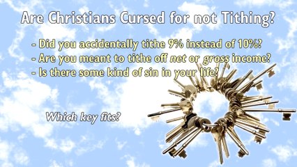 Tithing is not for Christians - Part 2