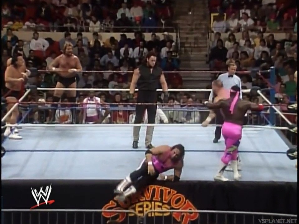 Ted Dibiase, HTM, Valentine, Undertaker vs Dusty Rhodes, Koko B. Ware, Hart Foundation, Survivor Series 1990