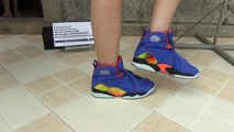 Authentic Air Jordan 8 Doernbecher on foot