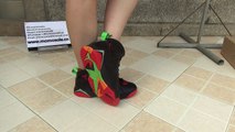 Authentic Air Jordan 7 Marvin the Martian on foot