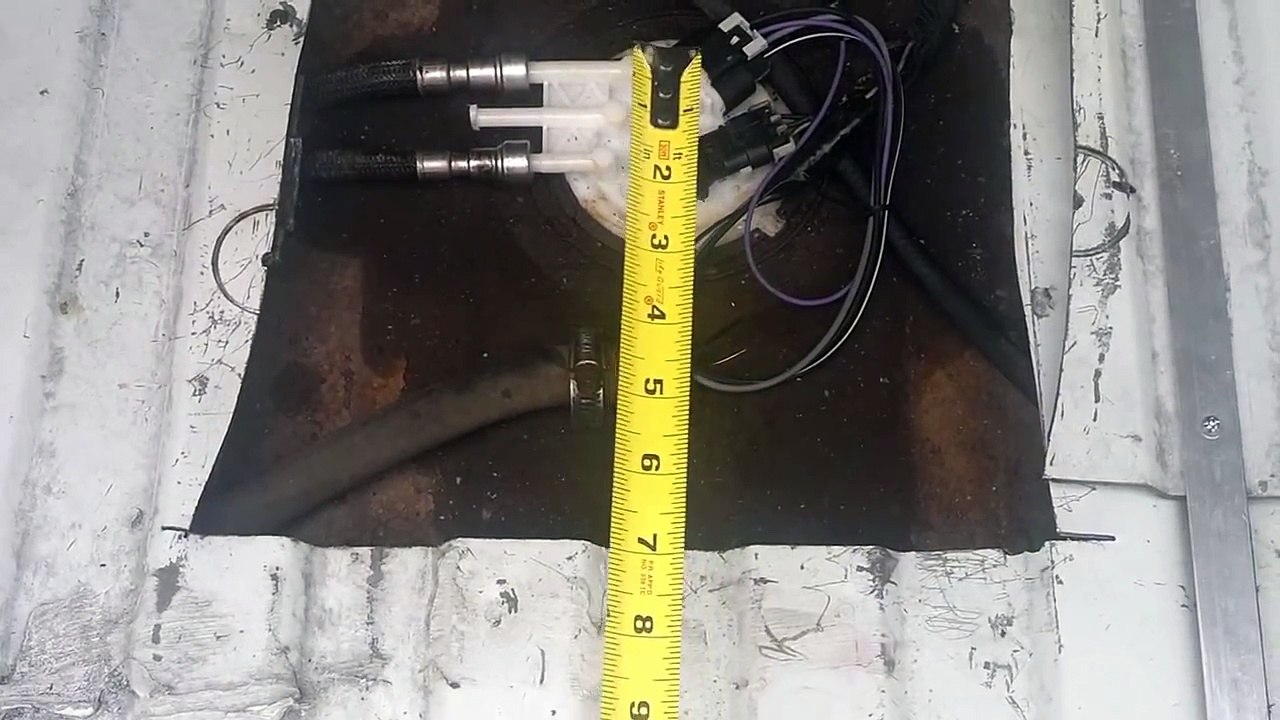 GMC/ Suburban fuel pump easy fix access hatch.