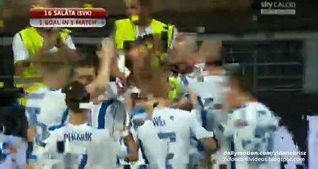 Download Video: Kornel Salata Goal 1-0 | Slovakia vs Macedonia 14.06.2015