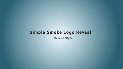 After Effects Project Files - Simple Smoke Logo Reveal - VideoHive 9303865