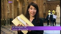 Liz Kendal,  Labour's shadow Health Minister in trouble over NHS and SNP!
