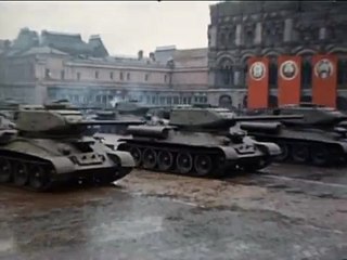 T-34 tanks (Soviet parades 1941-1990)