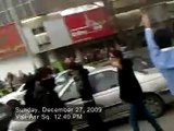 GRAPHIC - Iran 27 Dec 09 Tehran protestor dies after being hit by police car
