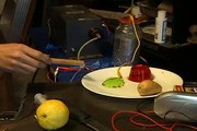 Electric Circuit Experiments With Jell-O, Lemons & Potatoes : Electric Circuit Experiments: High Voltage Ethanol in Flames