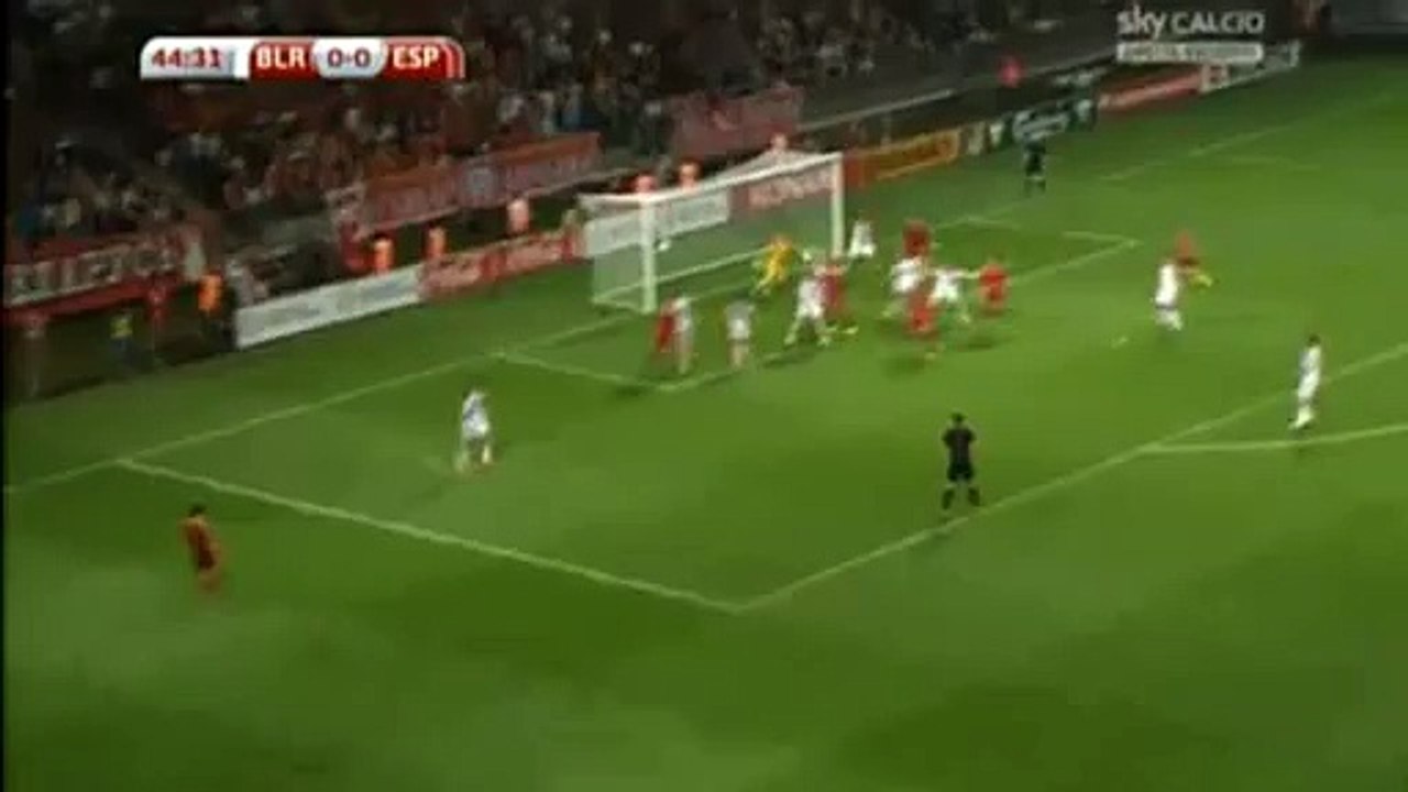 0-1 David Silva Goal | Belarus vs Spain 14.06.2015