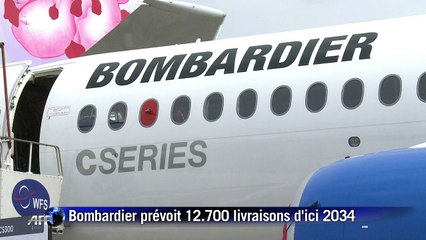 Bombardier maintient ses prévisions pour le marché des avions