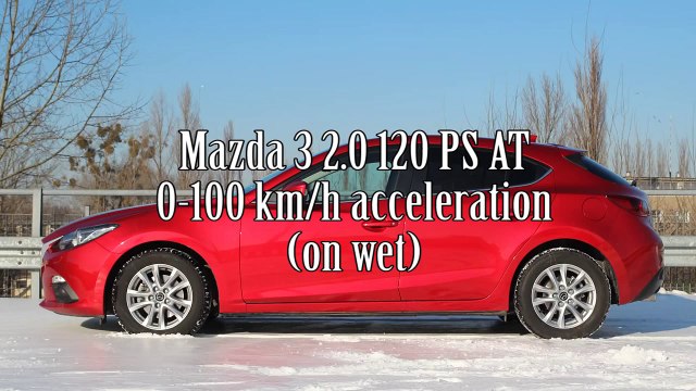 Mazda 3 2.0 120 PS AT - acceleration 0-100 km/h