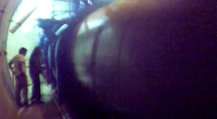 Interior de la presa Solís