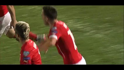 Goal Drmić - Lithuania 1-1 Switzerland - 14-06-2015