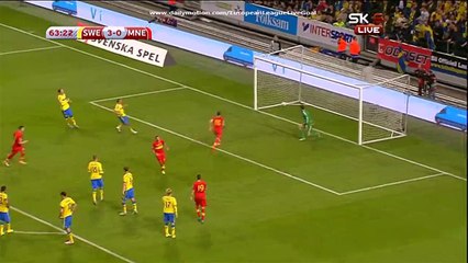 Dejan Damjanovic 3_1 Penalty Kick _ Sweden - Montenegro 14.06.2015 HD