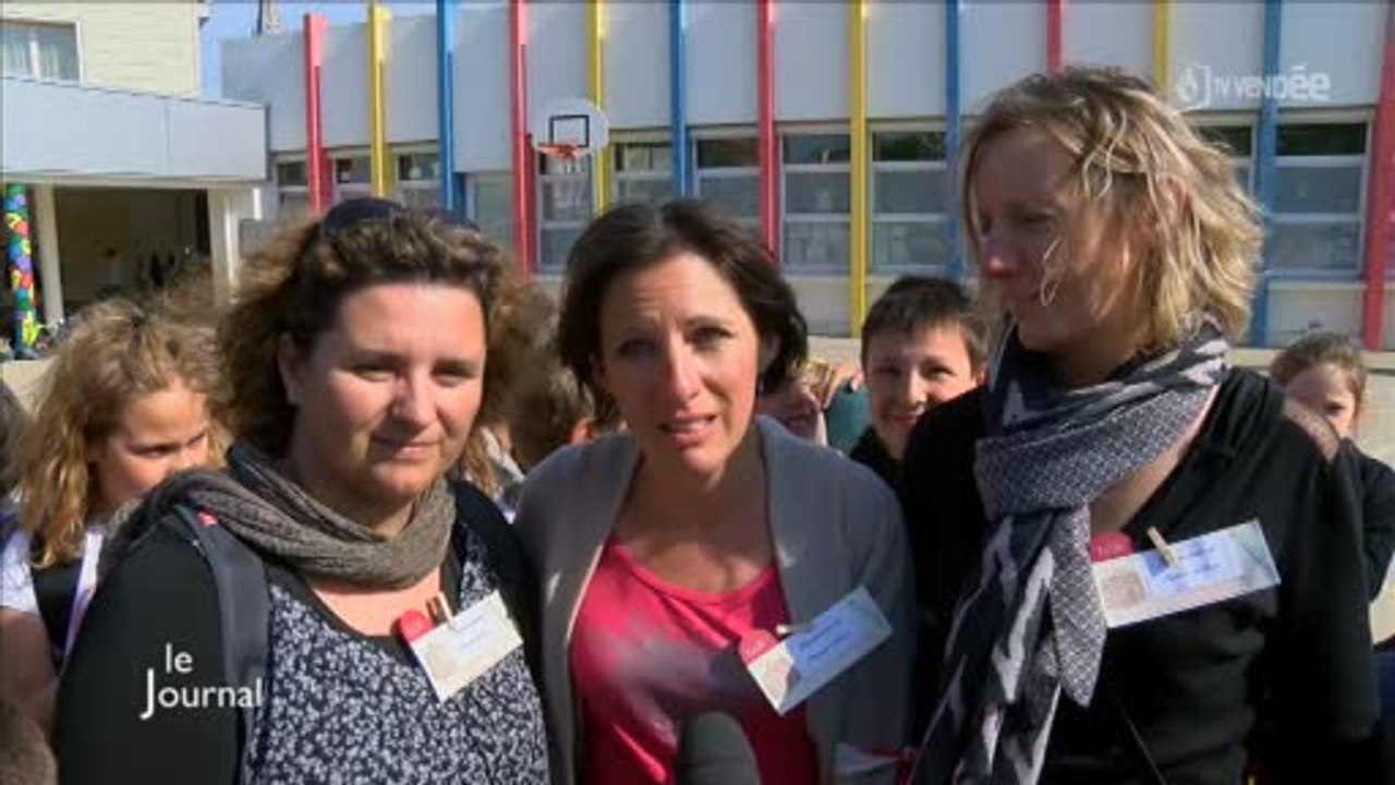 Bournezeau : Manifestation à l'école de la Courte-Échelle