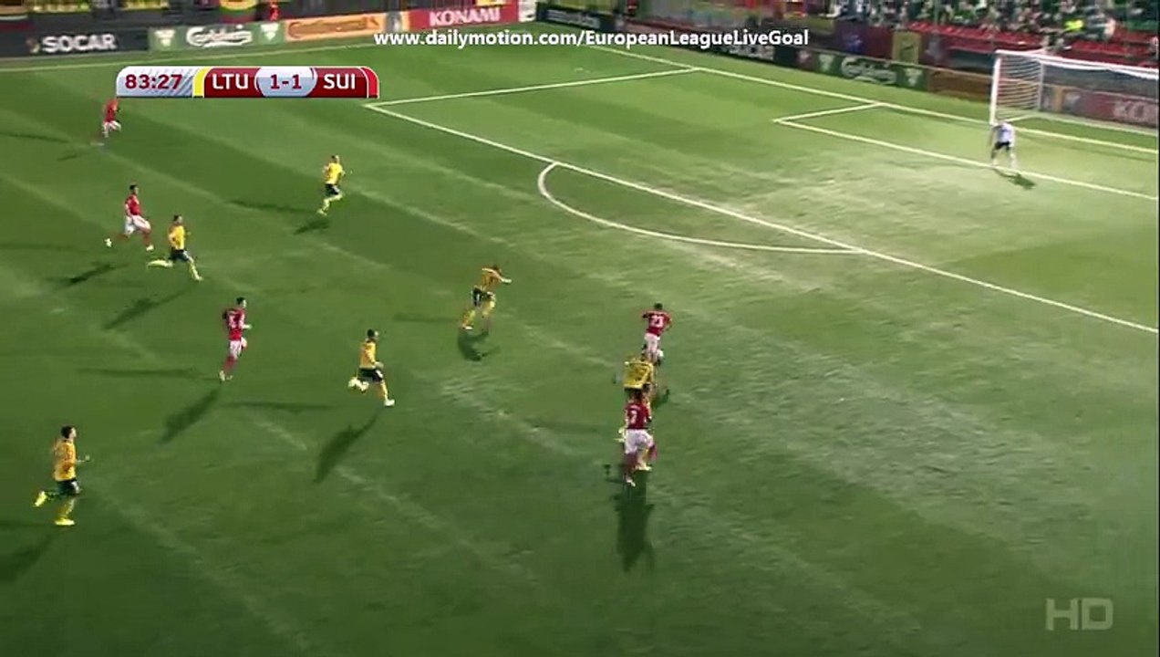 Xherdan Shaqiri 1_2 _ Lithuania - Switzerland 14.06.2015 HD