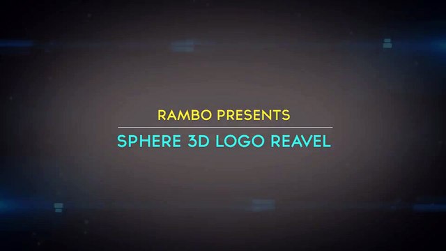 After Effects Project Files - Sphere 3d Logo Reavel - VideoHive 8776807