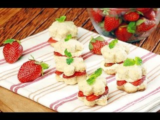 Cara Membuat Scone Cream Strawberry