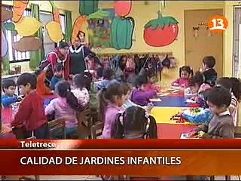 Nota canal 13 sobre exigencias que debe tener un buen jardín infantil como el de United Way Chile