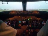B737-800 taking off runway 08R LROP