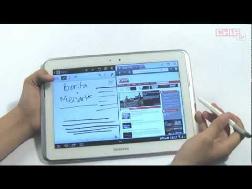 CHIP TV: Review Samsung Galaxy Note 10.1