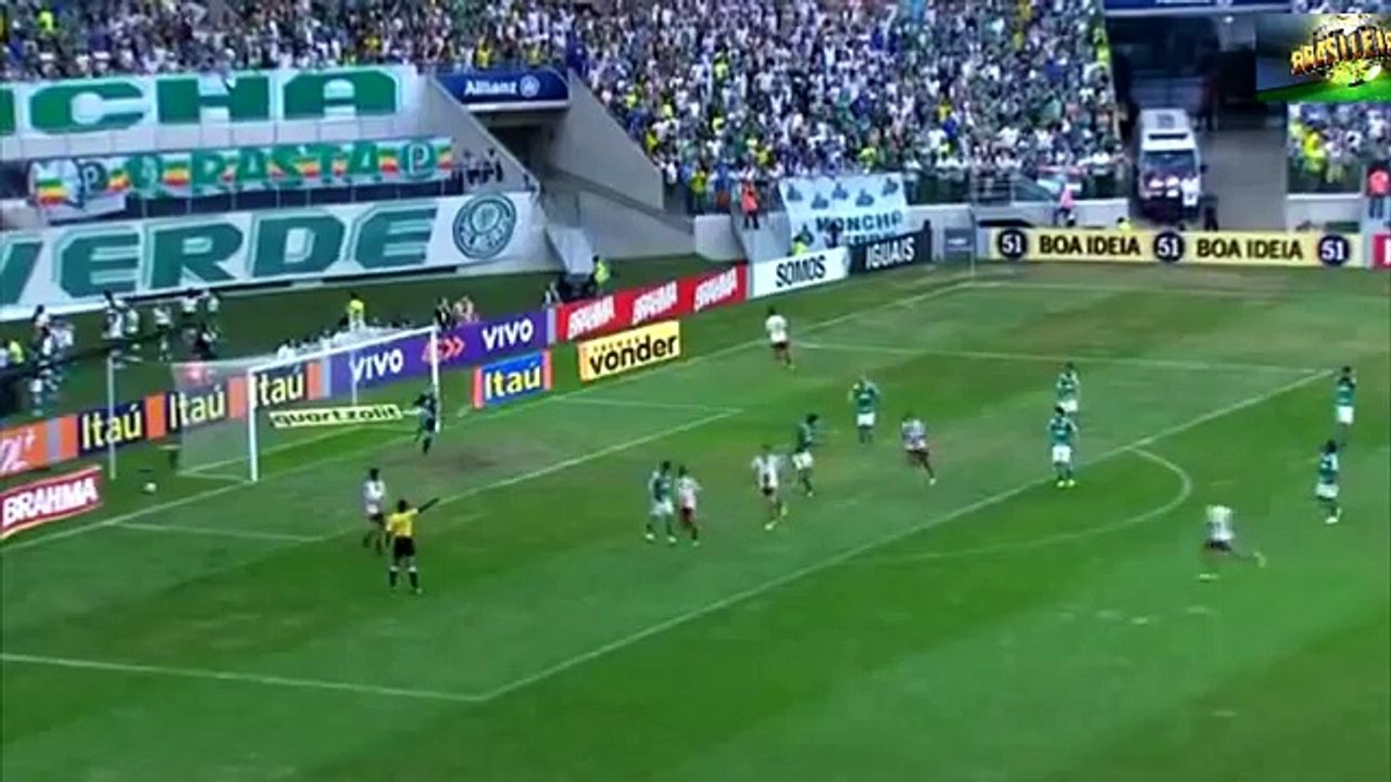 Palmeiras 2-1 Fluminense ~ [Brasileirao] - 14.06.2015 - Golos & Resumo